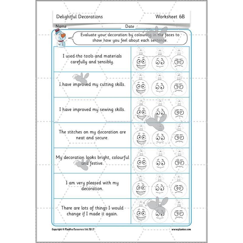 PlanBee Delightful Decorations KS1 DT Lessons by PlanBee