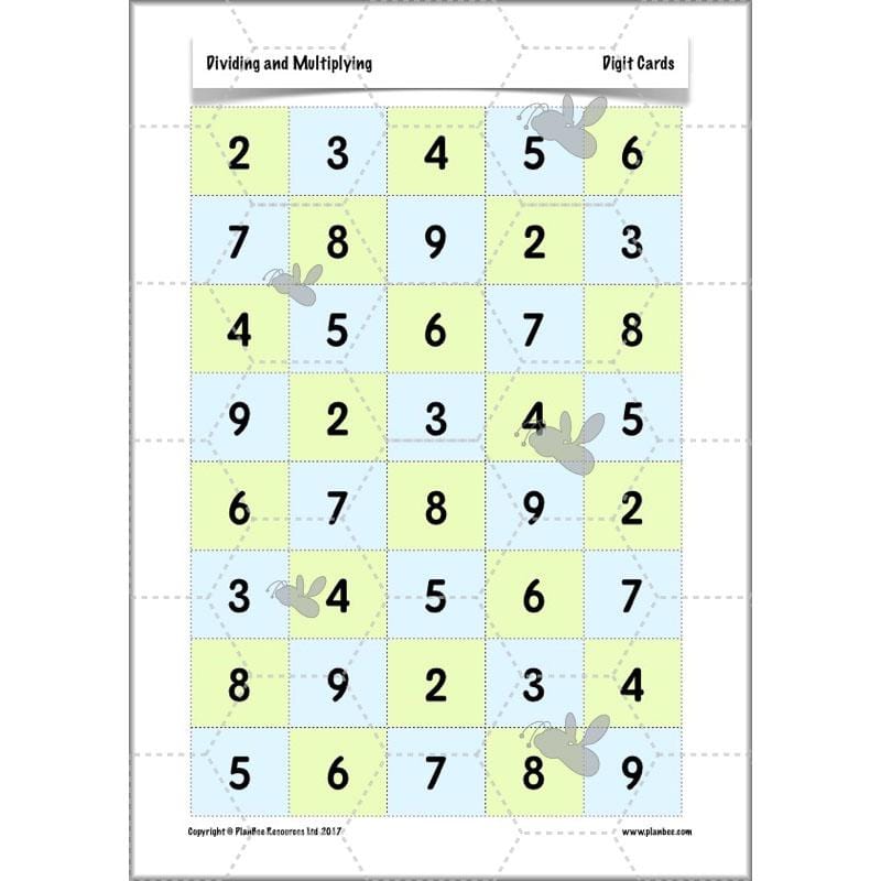 PlanBee Dividing & Multiplying - Lesson Plans and Resources for Year 4