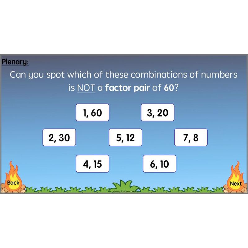 PlanBee Dividing & Multiplying - Lesson Plans and Resources for Year 4