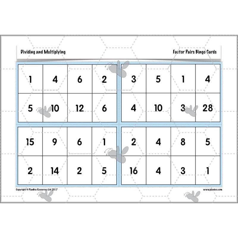PlanBee Dividing & Multiplying - Lesson Plans and Resources for Year 4