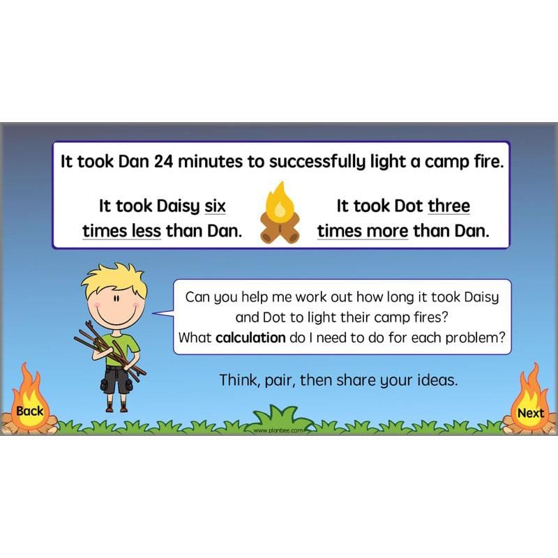 PlanBee Dividing & Multiplying - Lesson Plans and Resources for Year 4