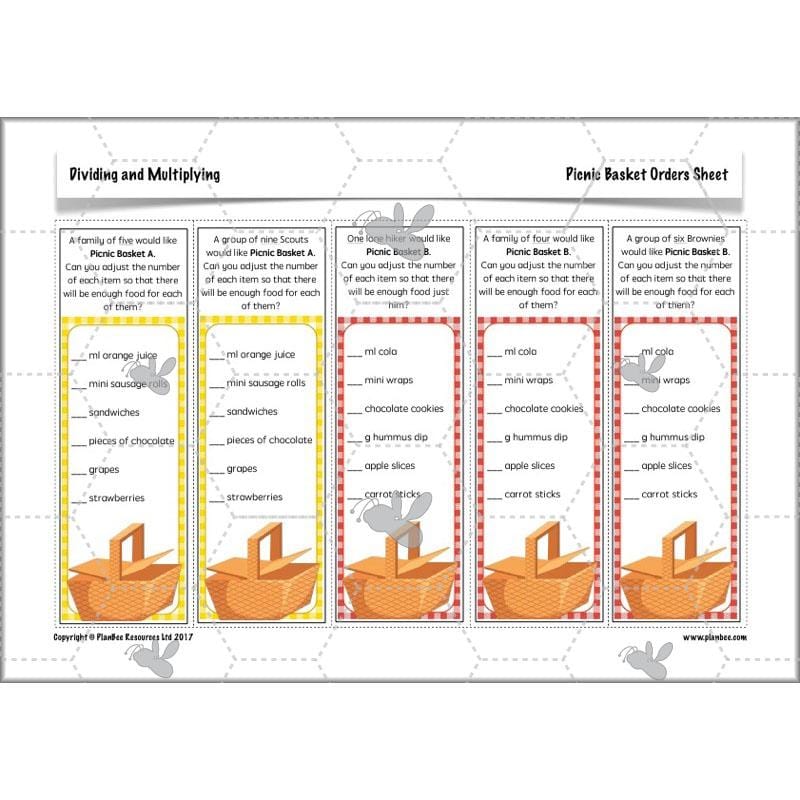 PlanBee Dividing & Multiplying - Lesson Plans and Resources for Year 4