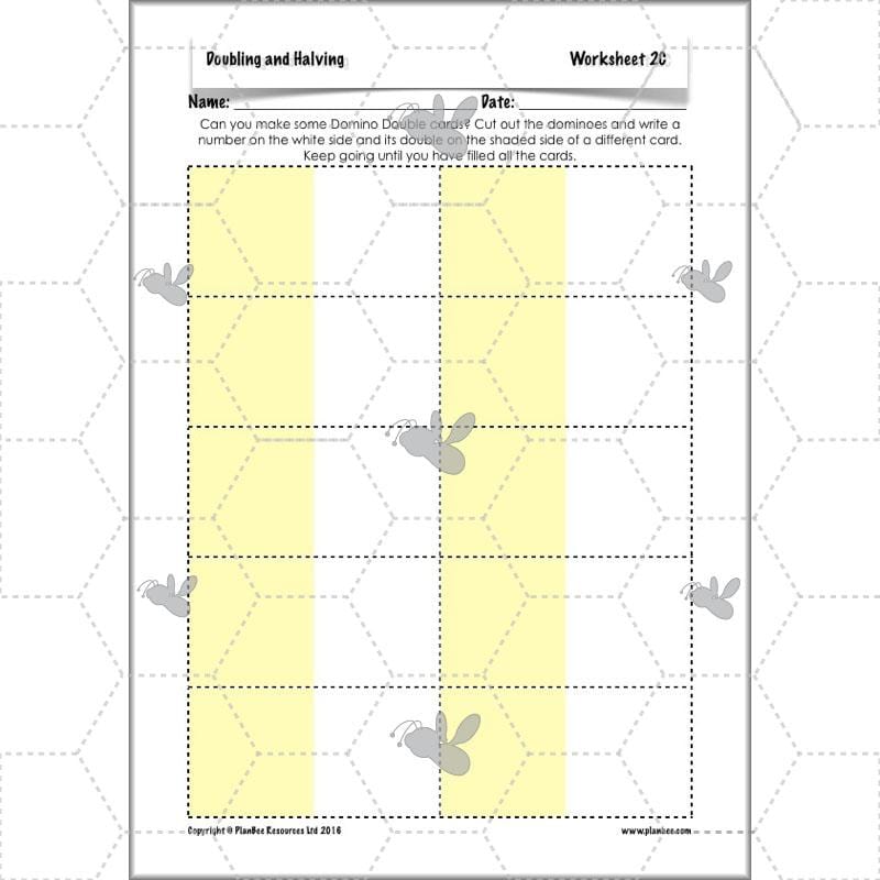 PlanBee Doubling and Halving Year 3 Maths Lesson Plan Packs | KS2