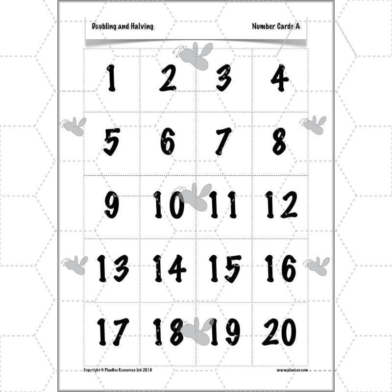 PlanBee Doubling and Halving Year 3 Maths Lesson Plan Packs | KS2