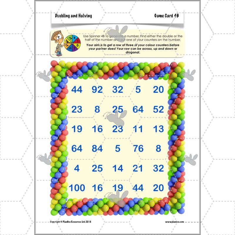 PlanBee Doubling and Halving Year 3 Maths Lesson Plan Packs | KS2