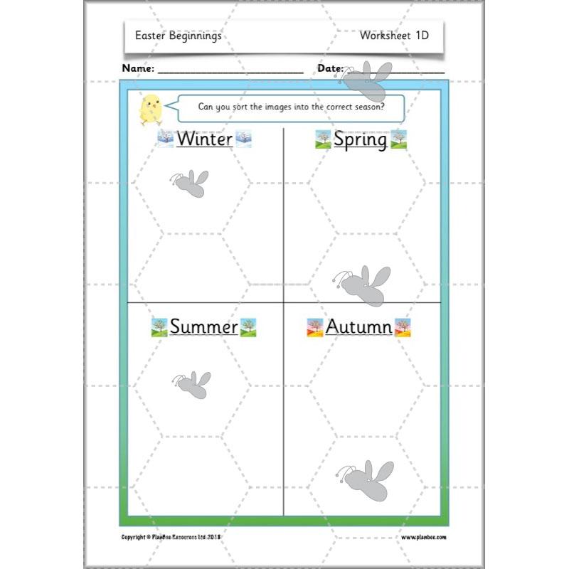 PlanBee Easter Beginnings KS1 Easter Lessons by PlanBee