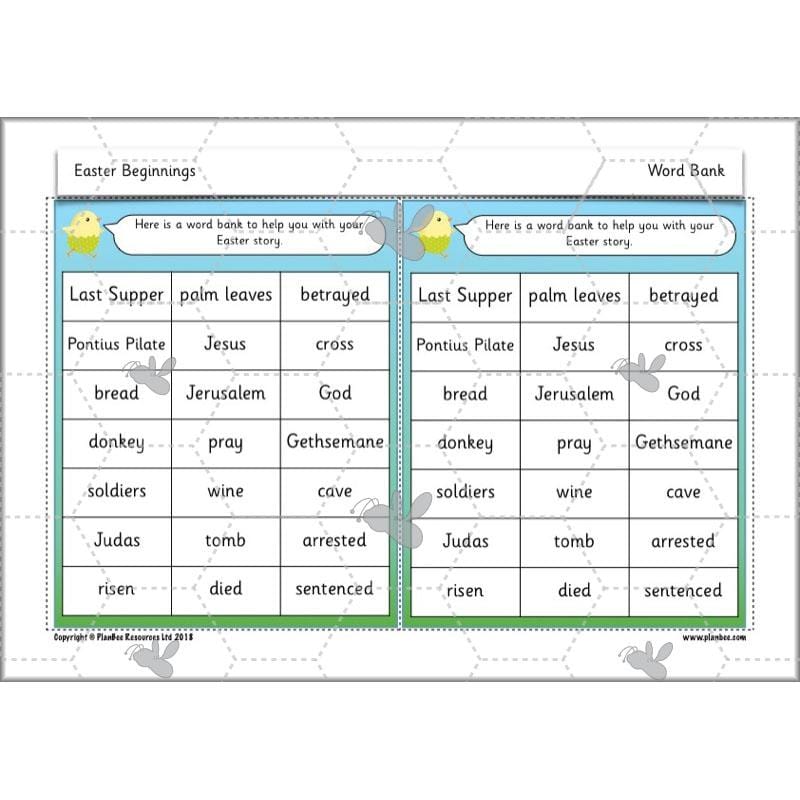 PlanBee Easter Beginnings KS1 Easter Lessons by PlanBee