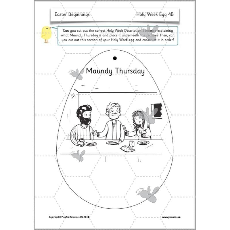 PlanBee Easter Beginnings KS1 Easter Lessons by PlanBee