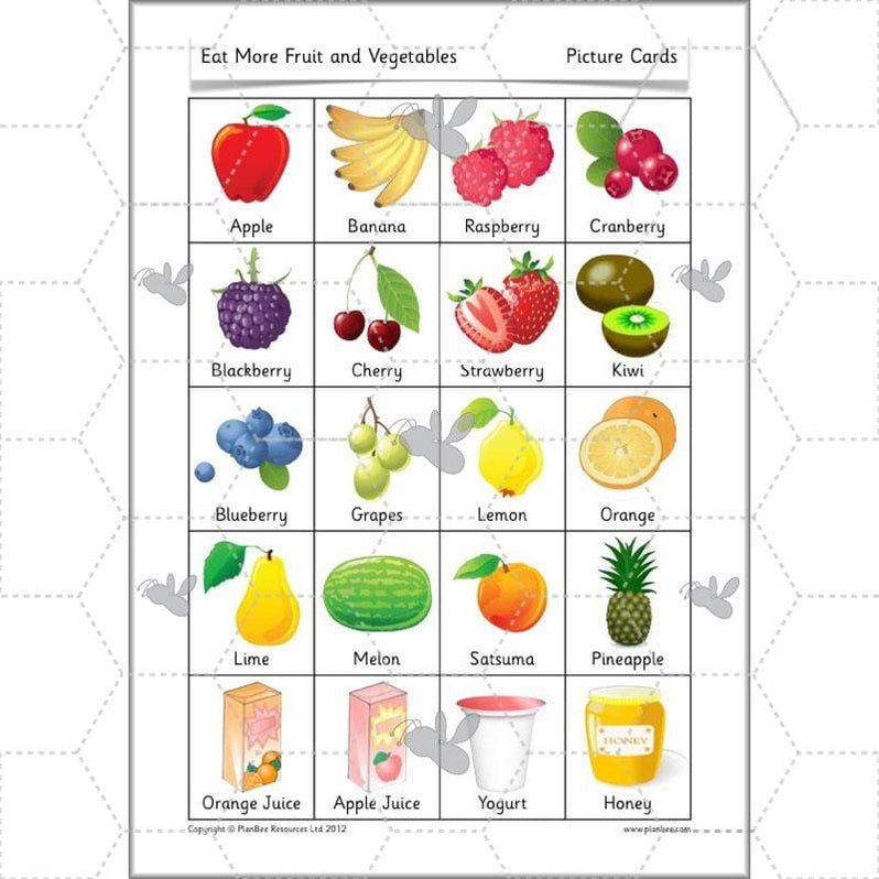 Eat More Fruit and Vegetables KS1 DT scheme of work — PlanBee