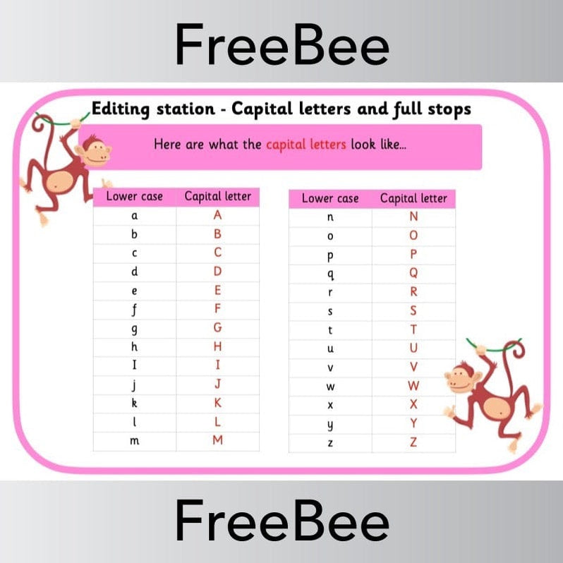 FREE Editing Station Display And Resources Pack By PlanBee