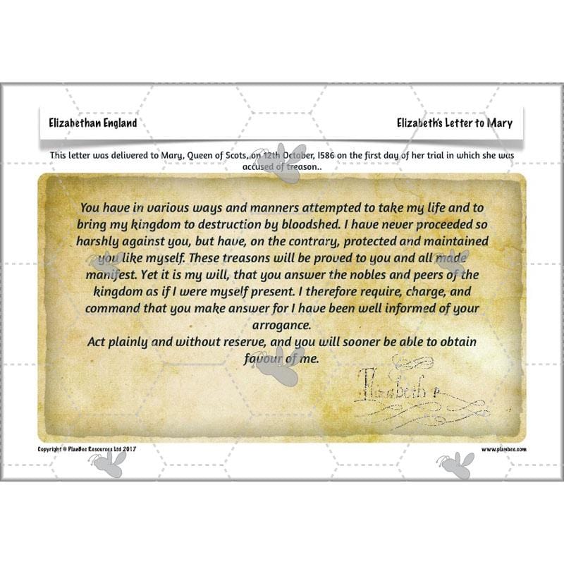 PlanBee What was life like in Elizabethan England? PlanBee KS2 History