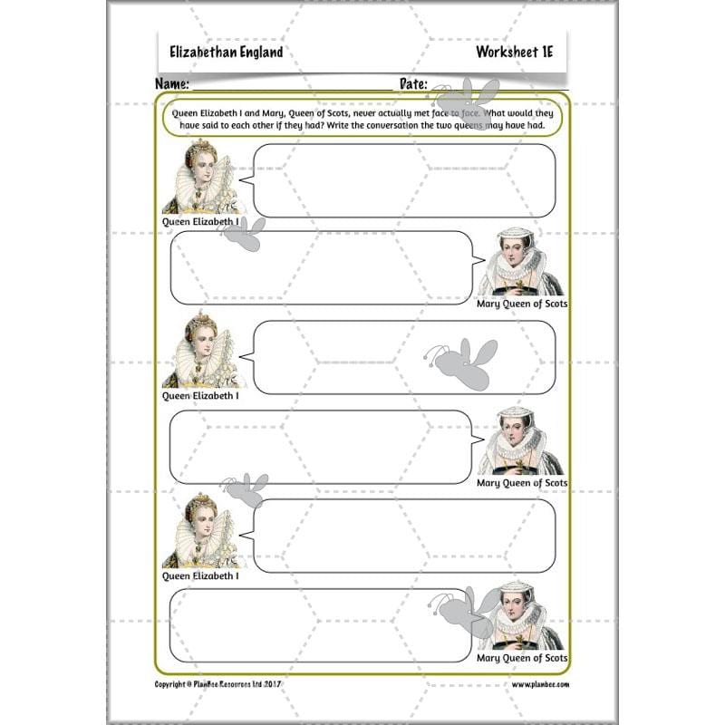 PlanBee What was life like in Elizabethan England? PlanBee KS2 History