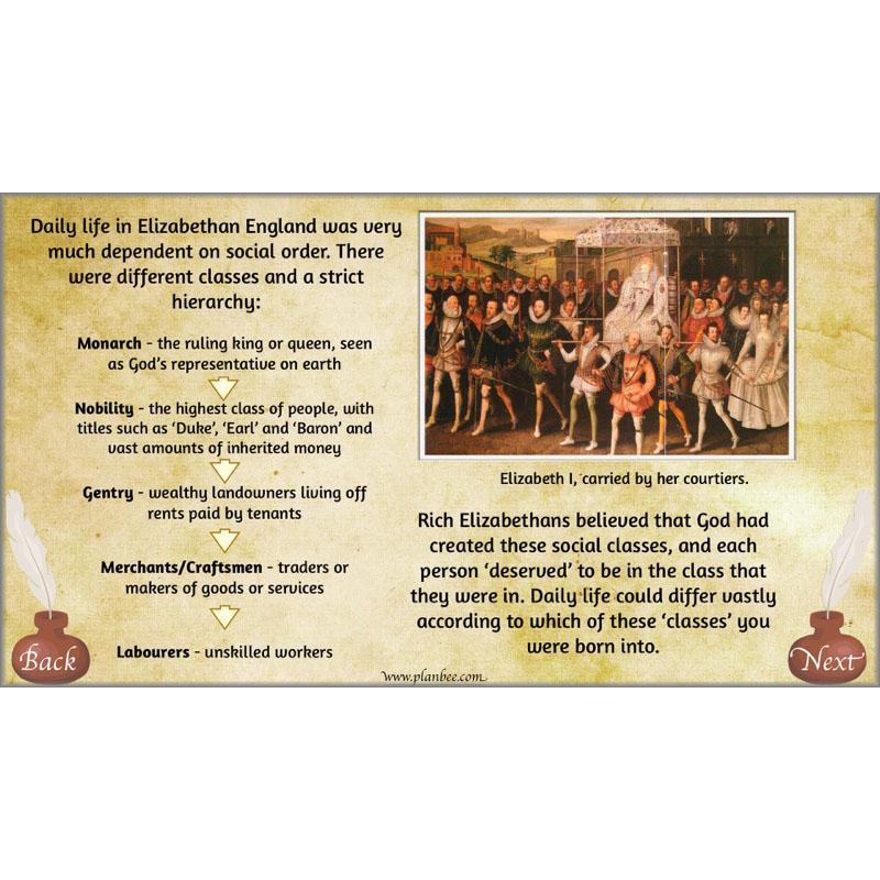 PlanBee What was life like in Elizabethan England? PlanBee KS2 History
