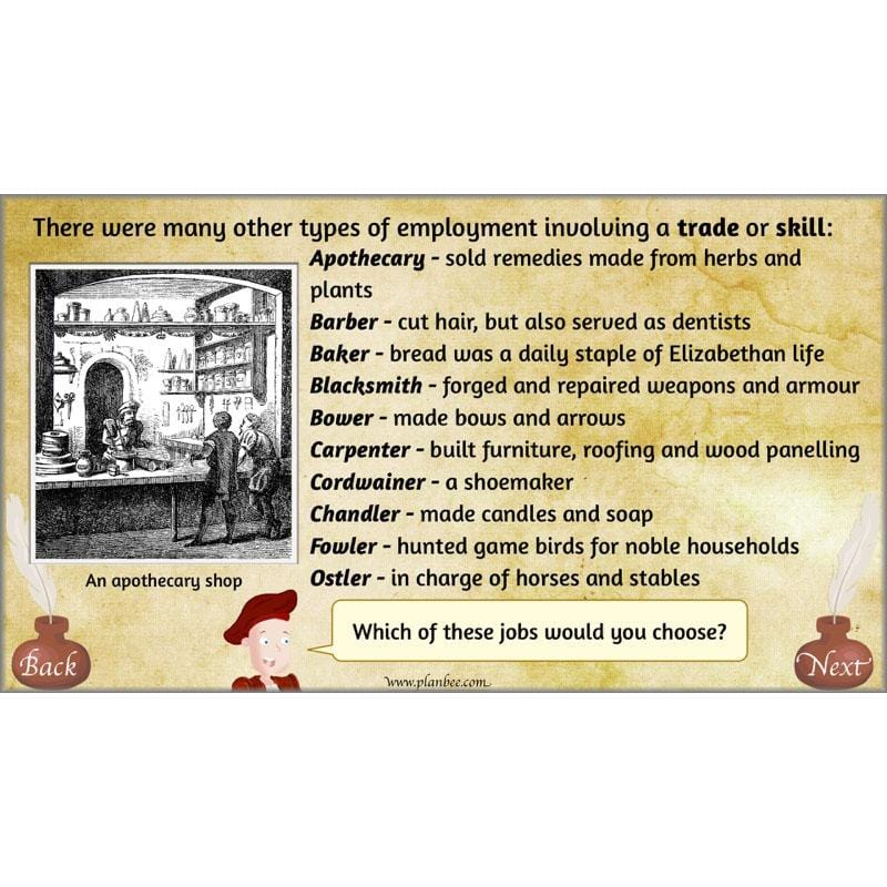 PlanBee What was life like in Elizabethan England? PlanBee KS2 History