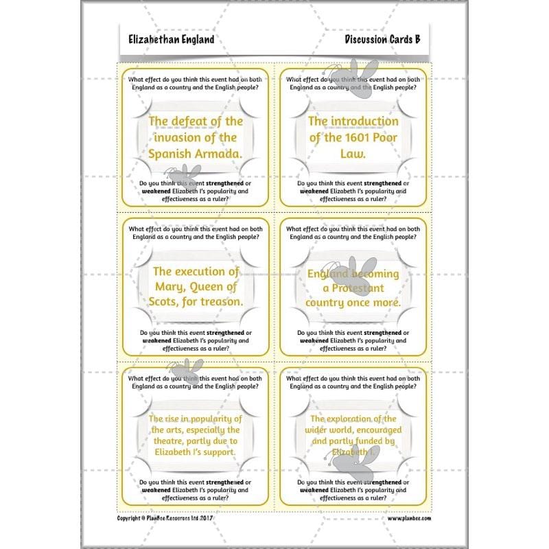 PlanBee What was life like in Elizabethan England? PlanBee KS2 History