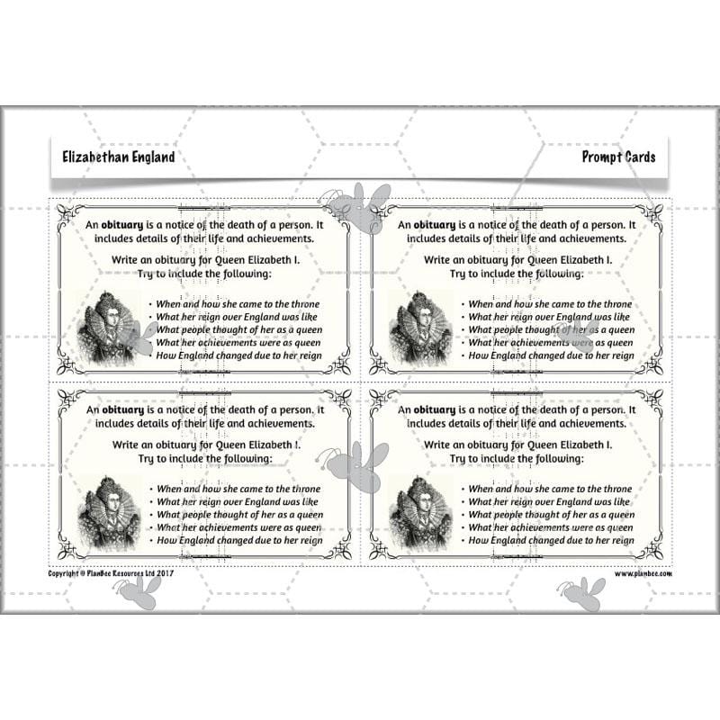 PlanBee What was life like in Elizabethan England? PlanBee KS2 History