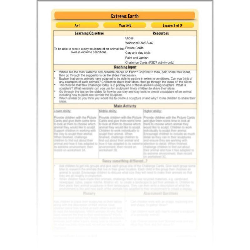 Natural Disaster KS2 Extreme Earth Topic By PlanBee