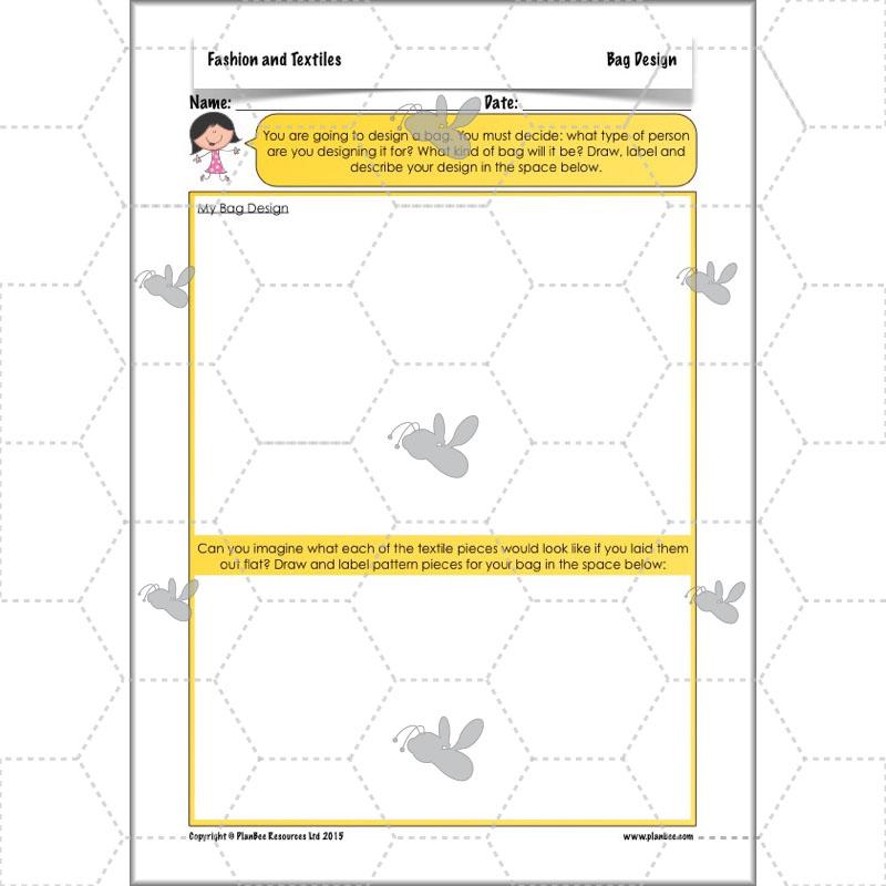 PlanBee Fashion and Textiles: Design and Technology KS2
