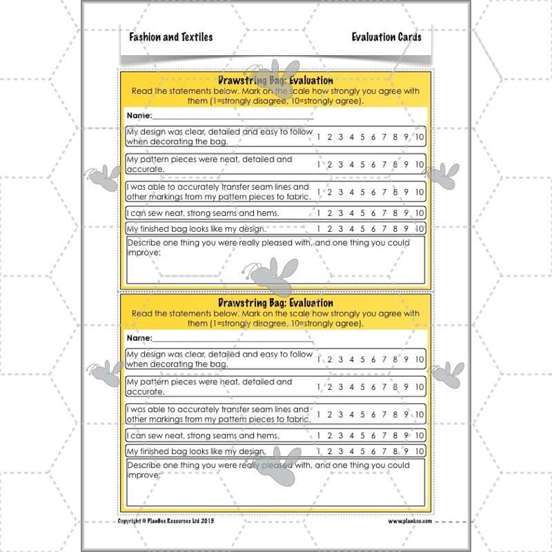 PlanBee Fashion and Textiles: Design and Technology KS2