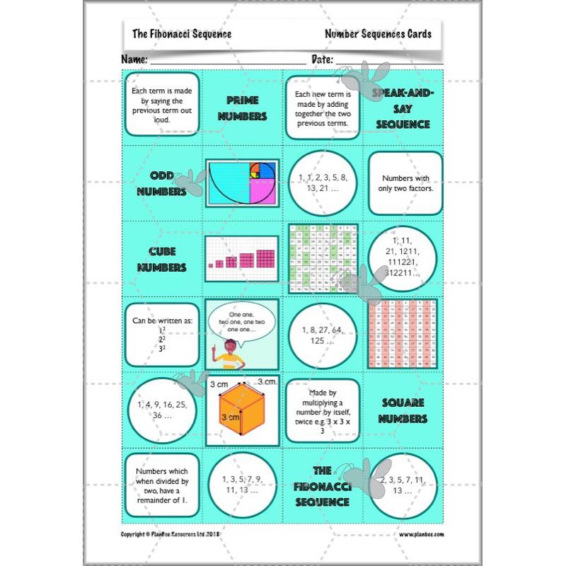PlanBee The Fibonacci Sequence: KS2 Maths lesson planning