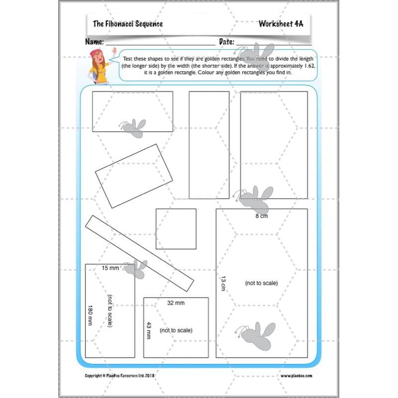 PlanBee The Fibonacci Sequence: KS2 Maths lesson planning