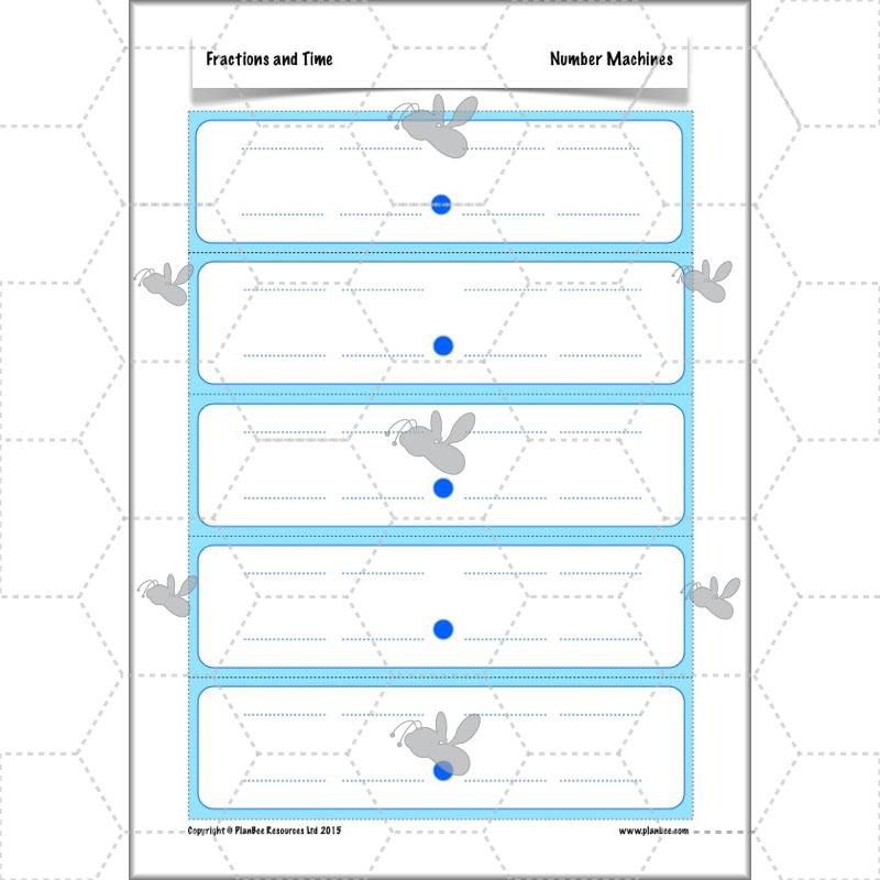 PlanBee Fractions and Time - Year 4 Primary Maths Resources