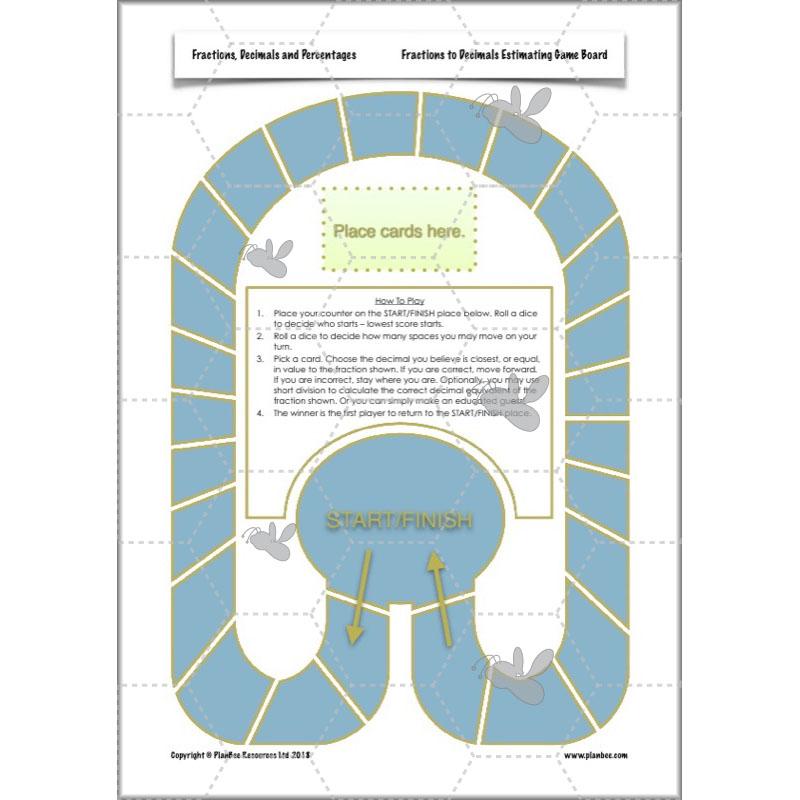 PlanBee Fractions, Decimals & Percentages - Year 6 Complete Maths Planning