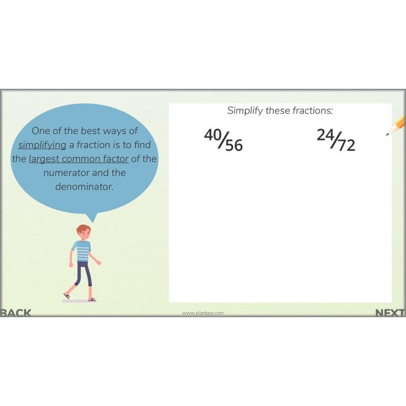 PlanBee Fractions, Decimals & Percentages - Year 6 Complete Maths Planning