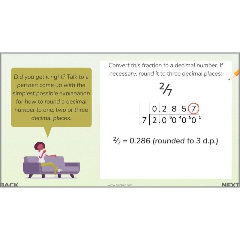 PlanBee Fractions, Decimals & Percentages - Year 6 Complete Maths Planning