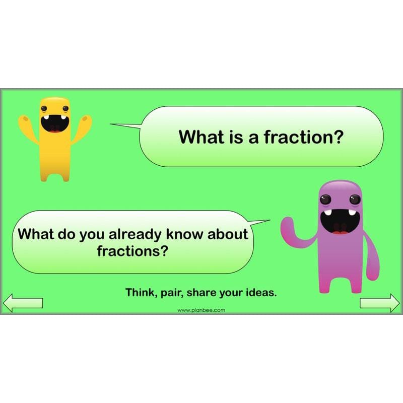 PlanBee Fractions in Action: KS2 Maths Year 3  Lesson Plans and Resources
