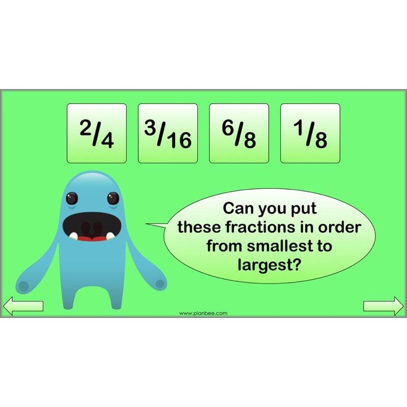 PlanBee Fractions in Action: KS2 Maths Year 3  Lesson Plans and Resources