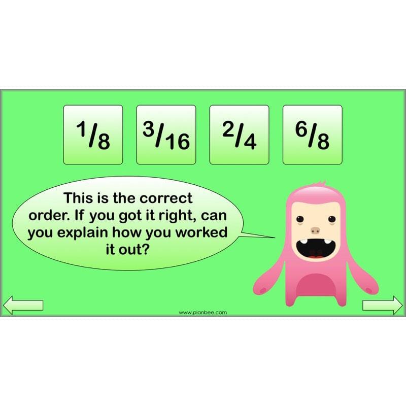 PlanBee Fractions in Action: KS2 Maths Year 3  Lesson Plans and Resources