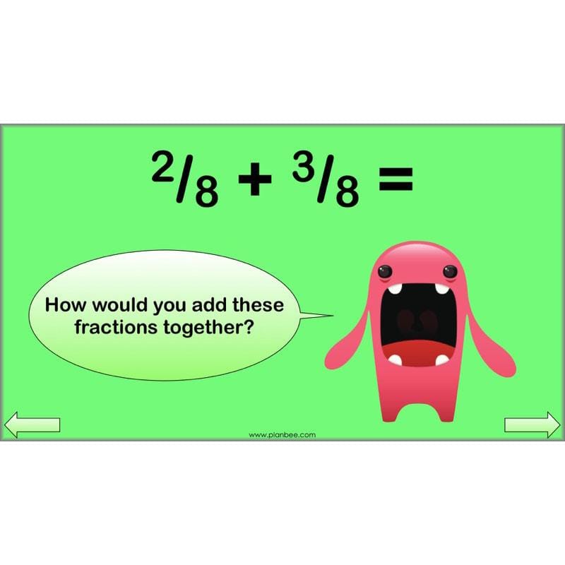 PlanBee Fractions in Action: KS2 Maths Year 3  Lesson Plans and Resources