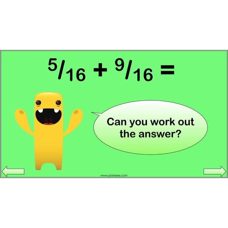 PlanBee Fractions in Action: KS2 Maths Year 3  Lesson Plans and Resources