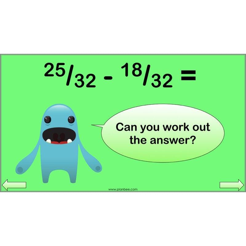 PlanBee Fractions in Action: KS2 Maths Year 3  Lesson Plans and Resources