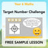 PlanBee Target Maths Year 6 Target Number Challenge Lesson | PlanBee