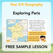 PlanBee FREE exploring Paris scheme | PlanBee France KS2 Geography