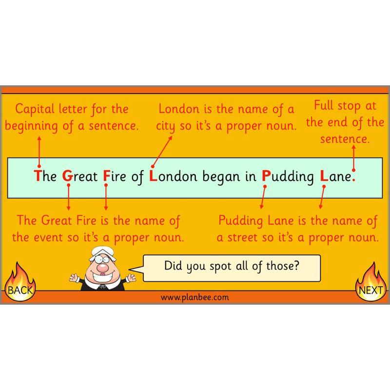 PlanBee Great Fire of London Newspaper Reports KS1 English Plans