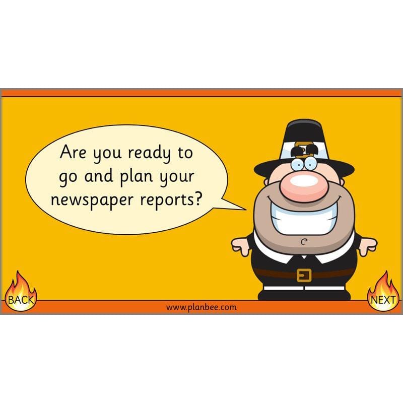 PlanBee Great Fire of London Newspaper Reports KS1 English Plans