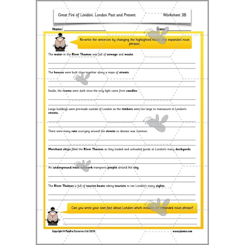 PlanBee London Past and Present KS1 | English Lesson Planning Year 2