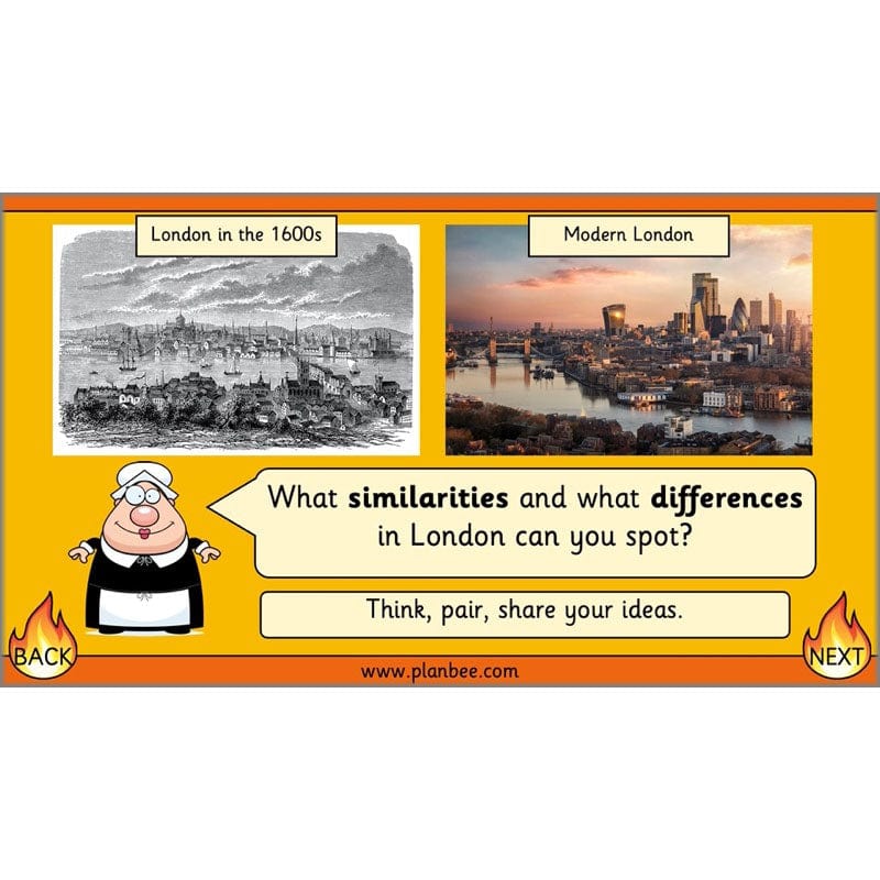 PlanBee London Past and Present KS1 | English Lesson Planning Year 2