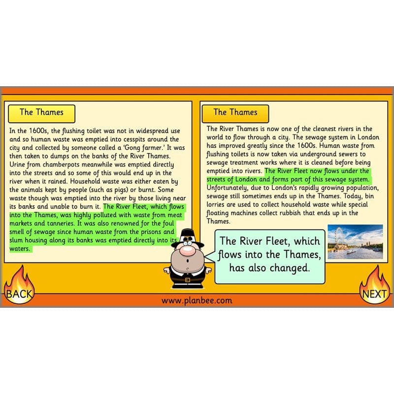 PlanBee London Past and Present KS1 | English Lesson Planning Year 2