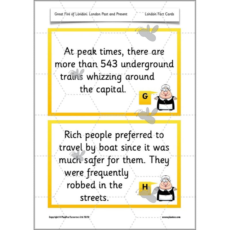 PlanBee London Past and Present KS1 | English Lesson Planning Year 2