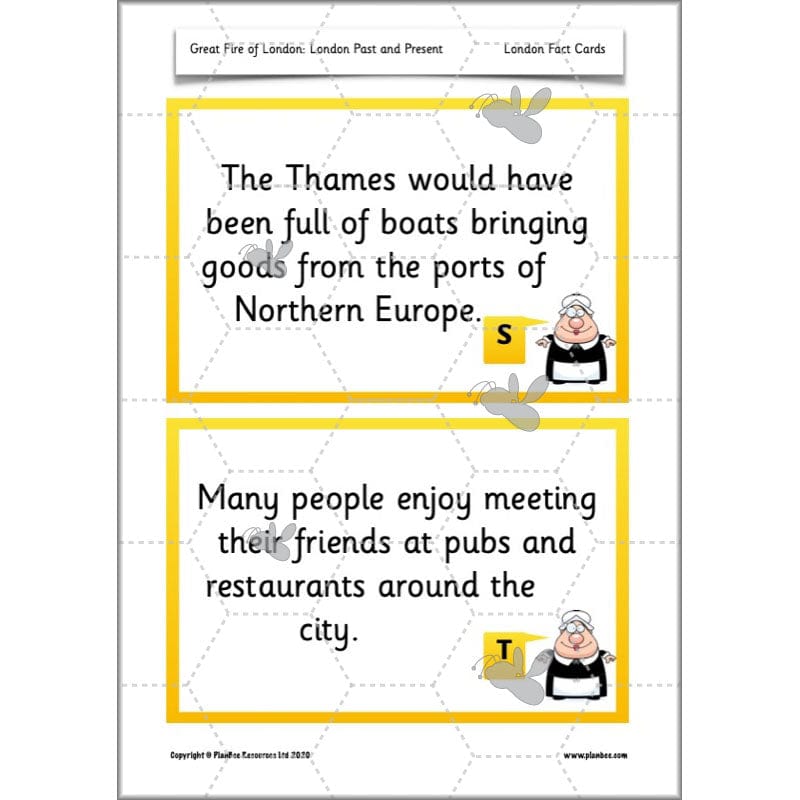 PlanBee London Past and Present KS1 | English Lesson Planning Year 2