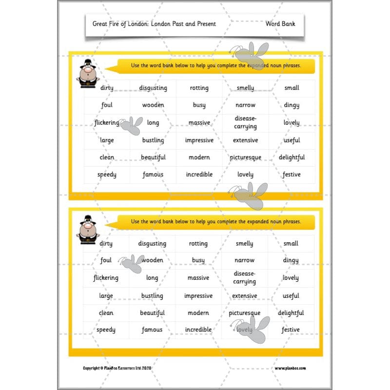 PlanBee London Past and Present KS1 | English Lesson Planning Year 2