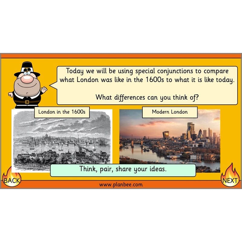 PlanBee London Past and Present KS1 | English Lesson Planning Year 2