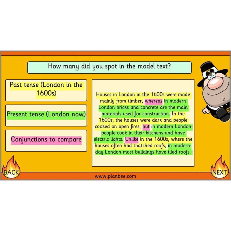 PlanBee London Past and Present KS1 | English Lesson Planning Year 2