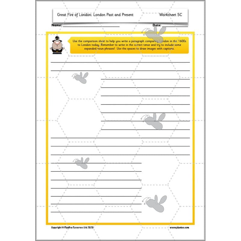 PlanBee London Past and Present KS1 | English Lesson Planning Year 2