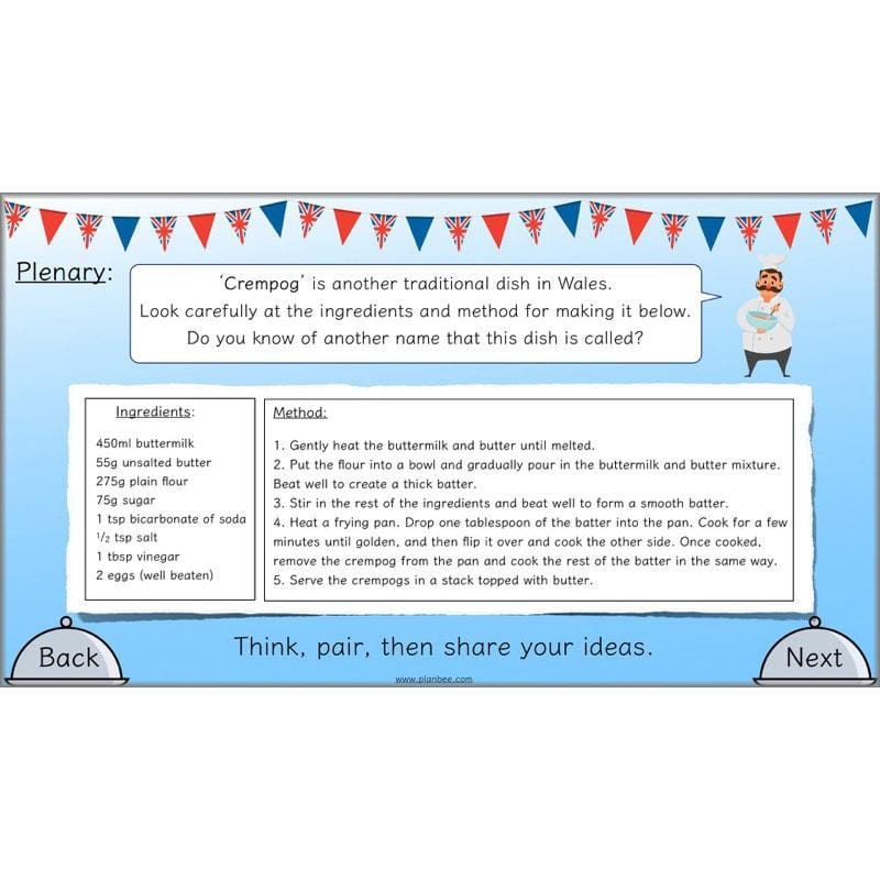 PlanBee Great British Dishes: KS2 DT scheme of work by PlanBee