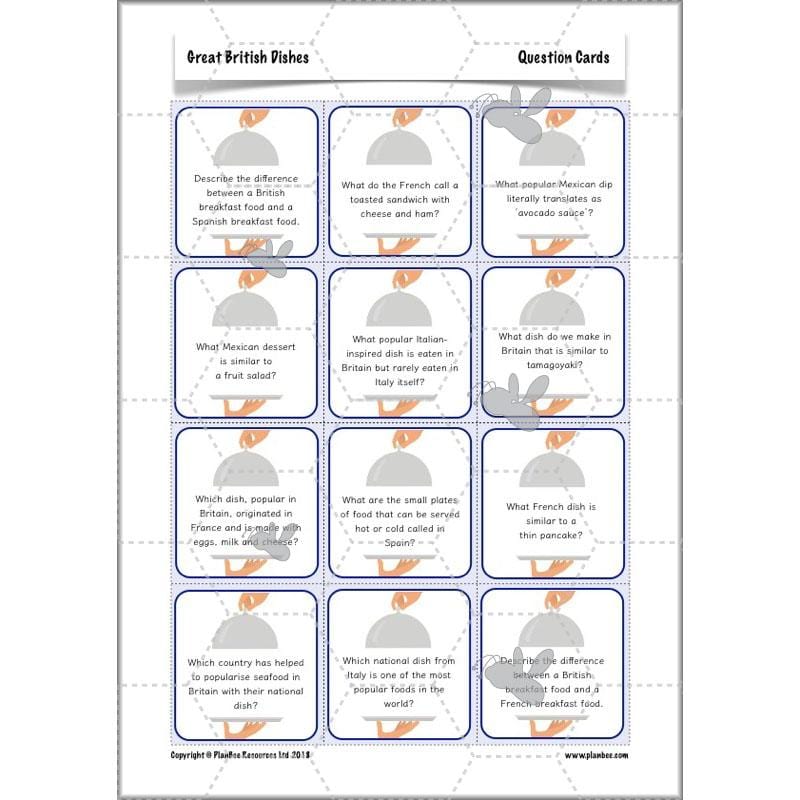 PlanBee Great British Dishes: KS2 DT scheme of work by PlanBee